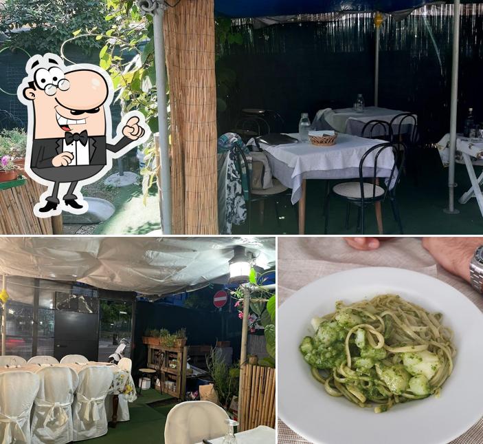 Trattoria Sant'Anna si caratterizza per la interni e cibo
