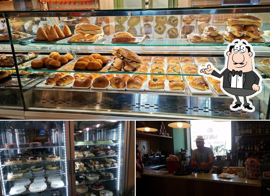 La interni e bancone da bar del ristorante