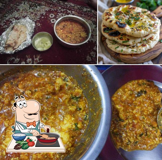 Chicken curry at Shiv Vaishno Dhaba