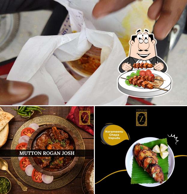 Food at Zamindars Restaurant