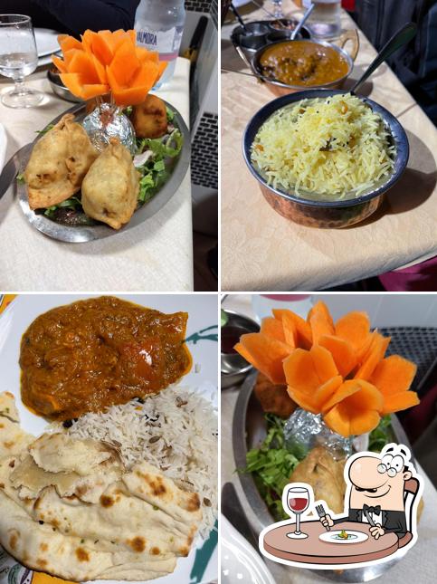Cibo al Ristorante Indiano Bombay Tandoori