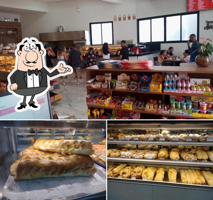 O interior do Padaria e Confeitaria Predileta