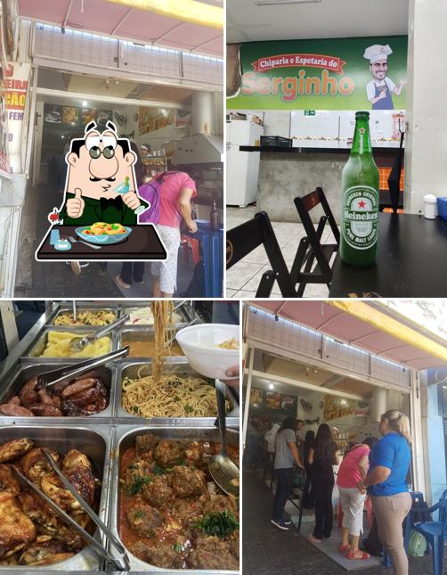 Platos en Chiparia e Espetaria do Serginho