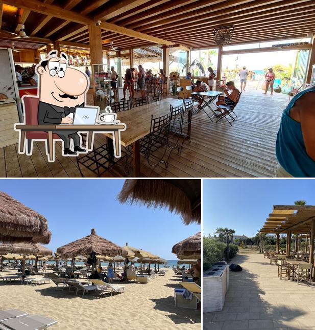 Siediti a un tavolo di Agua Beach