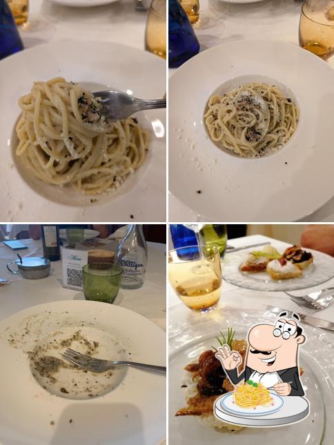 Spaghetti alla carbonara al Ristorante il mangiarino