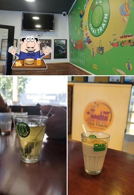 The picture of food and interior at CHAI TRAIN