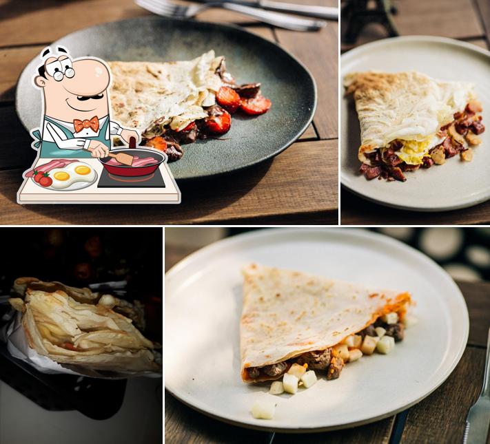 Omeletes em Crepe Crocante