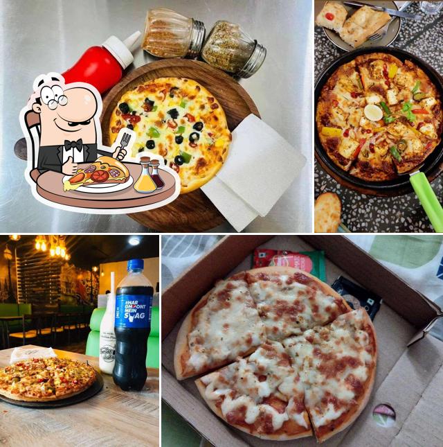 Pick pizza at Master Oven Pizza
