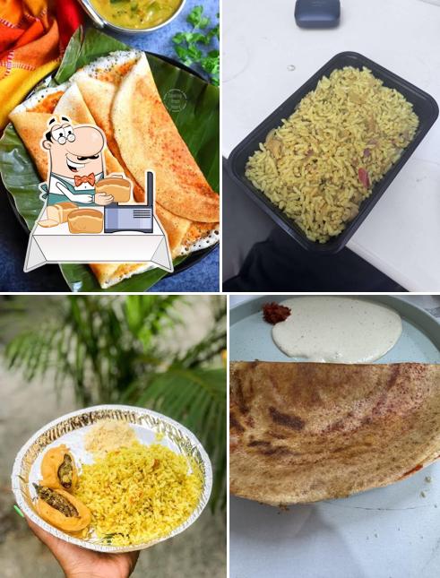 Garlic bread at Palle Velugu dosa