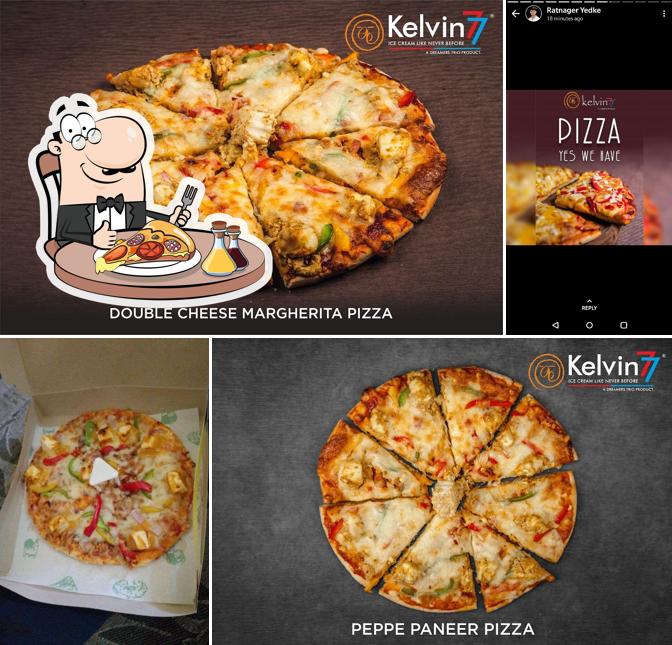 At Cafe Kelvin 77, you can try pizza