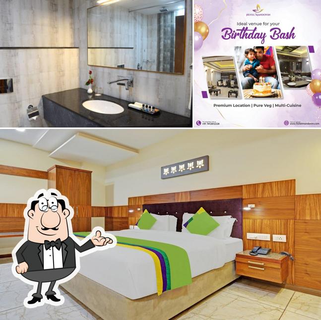 The interior of Hotel Mandovin 3 Star Hotel in Udaipur Pure Veg. Restaurant In Udaipur