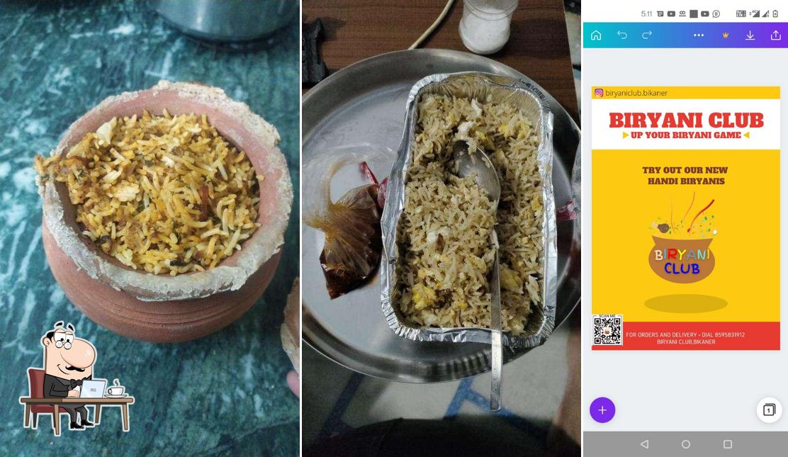 The interior of Biryani Club