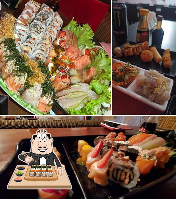 Presenteie-se com sushi no Saori