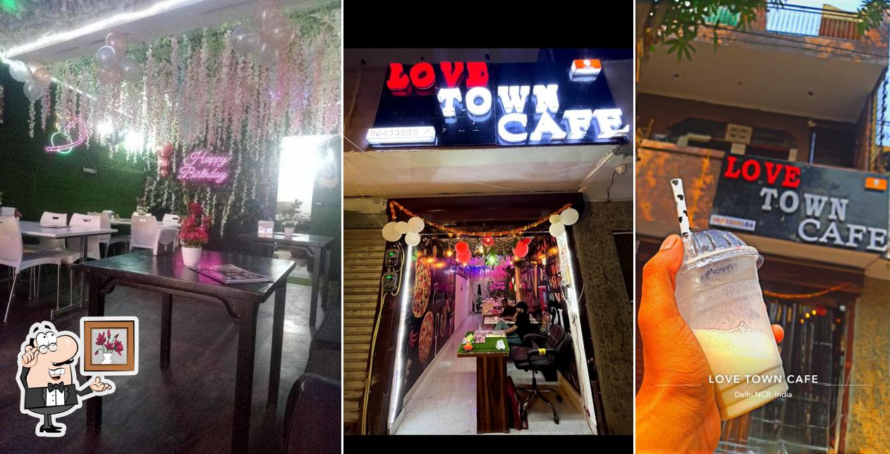 The interior of Love Town Cafe
