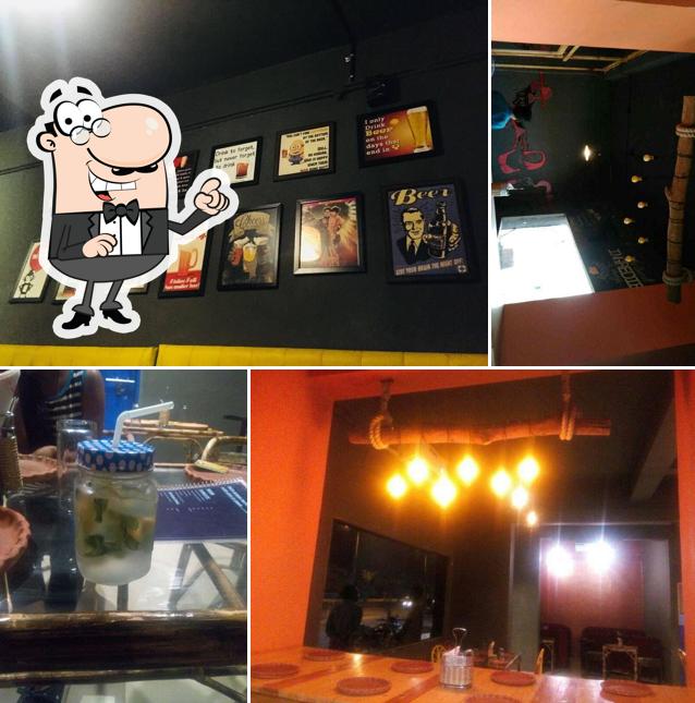 The interior of Bombay Velvet Lounge Bar & Cafe