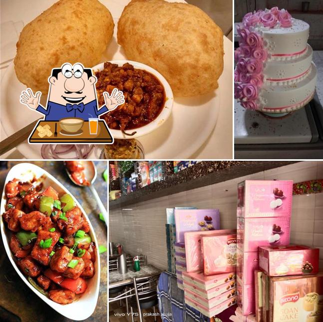 Food at K. Chaudhary Restaurant sweets & Baker's