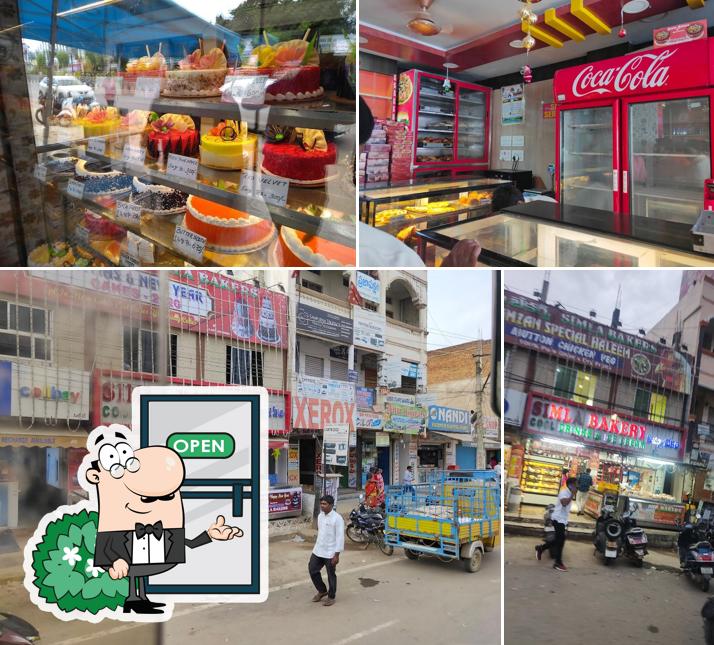 The picture of exterior and interior at Shimla Bakery