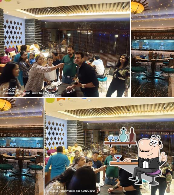 Check out how The Great Kabab Factory (Radisson Blu Kaushambi) looks inside