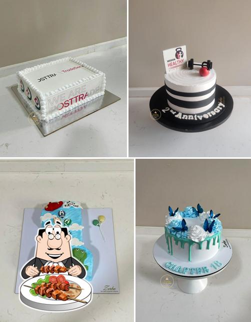 Food at Zorba the cake studio