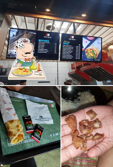 The restaurant's food and beverage