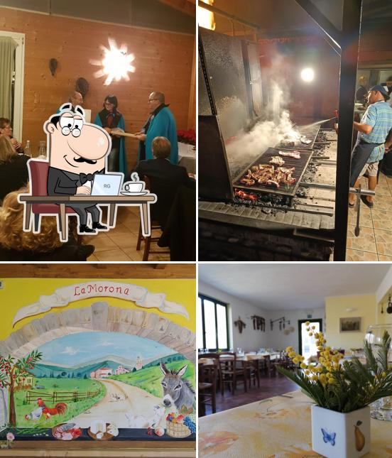 Dai un'occhiata agli interni di Hosteria Moranda