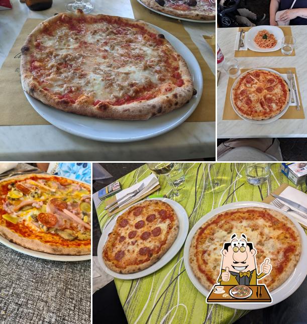 A Trattoria Pizzeria San Zeno, puoi prenderti una bella pizza