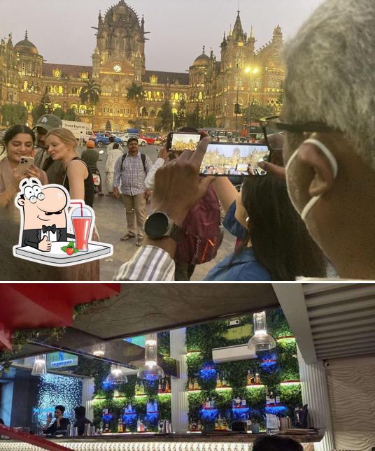 Enjoy a beverage at ON THE DOCKS