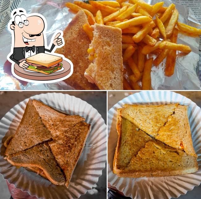 Grilled cheese sandwich at Sandwich Guru