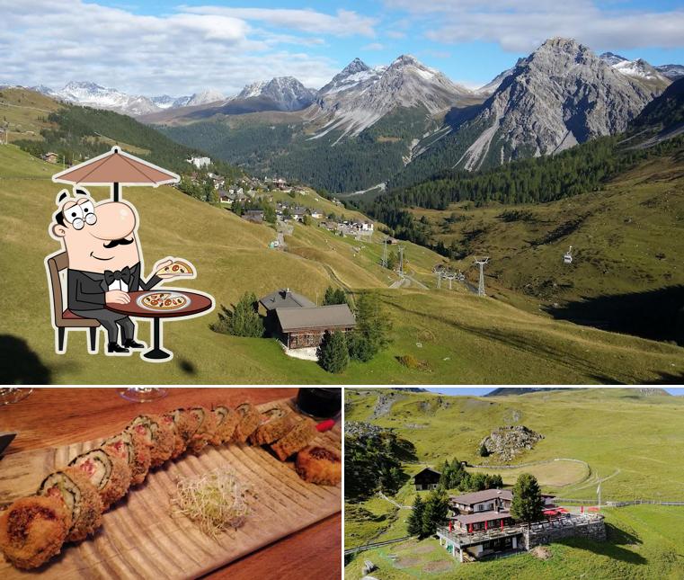 Alpenblick Bergrestaurant & Hotel si caratterizza per la esterno e cibo
