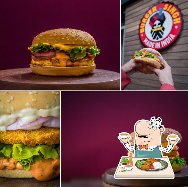 Food at Burger Singh