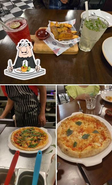 Food at Jamie's Pizzeria by Jamie Oliver