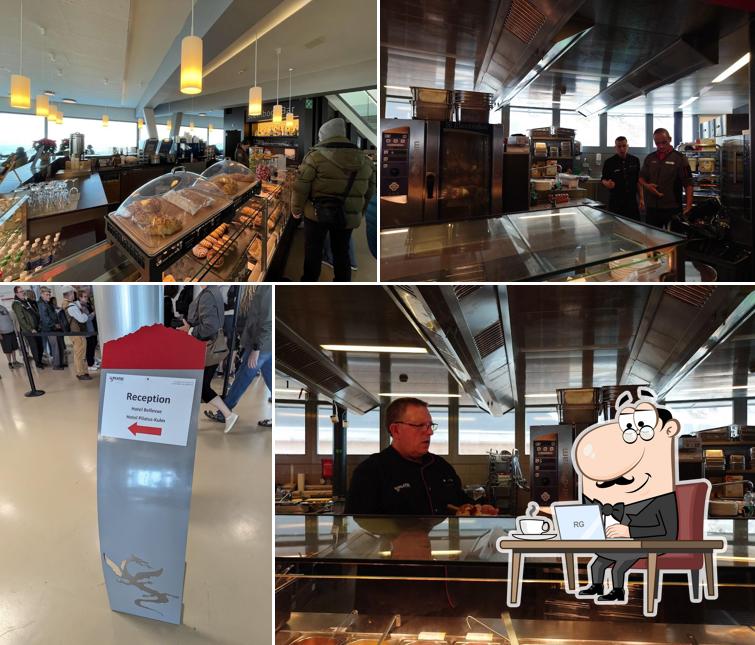 Gli interni di Restaurant Bellevue