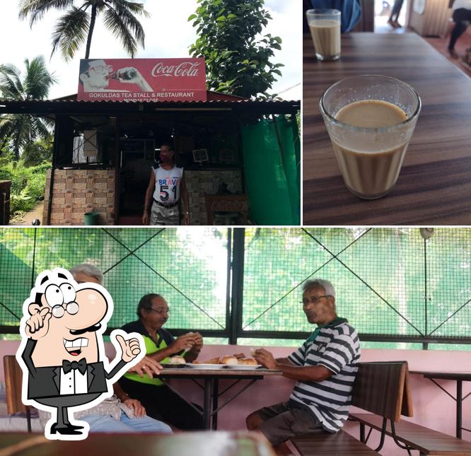 The interior of Gokuldas Tea stall