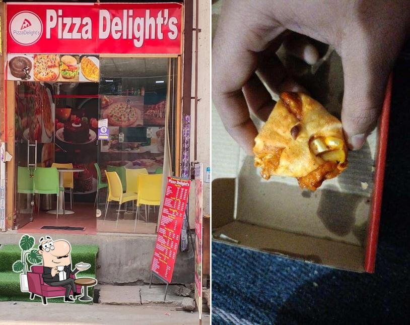 The interior of Pizza Delight's