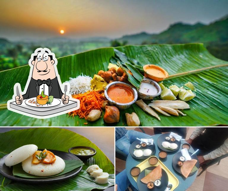 Meals at idli sambhar