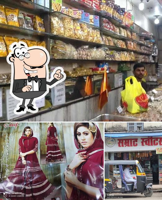 The image of Samrat Sweets’s interior and exterior