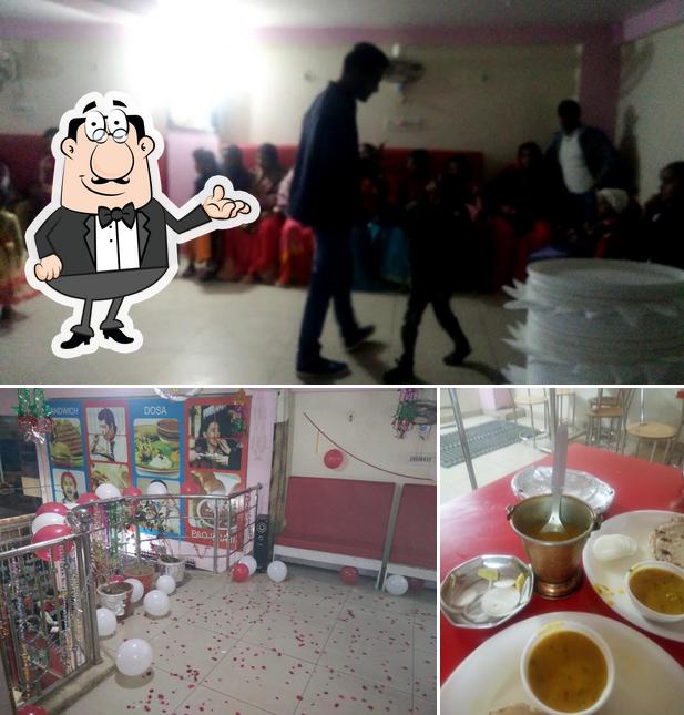 The interior of Shree Subhadra hotel $ family restaurant