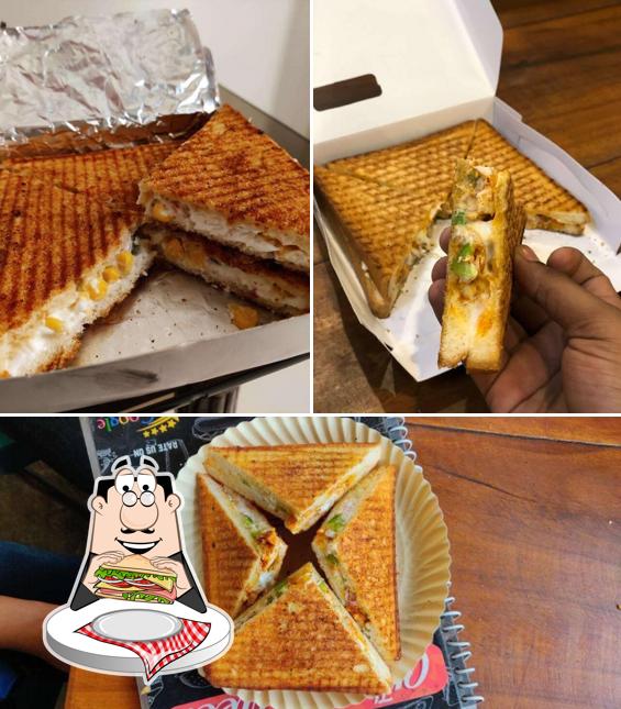 Order a sandwich at The Sandwich Shop