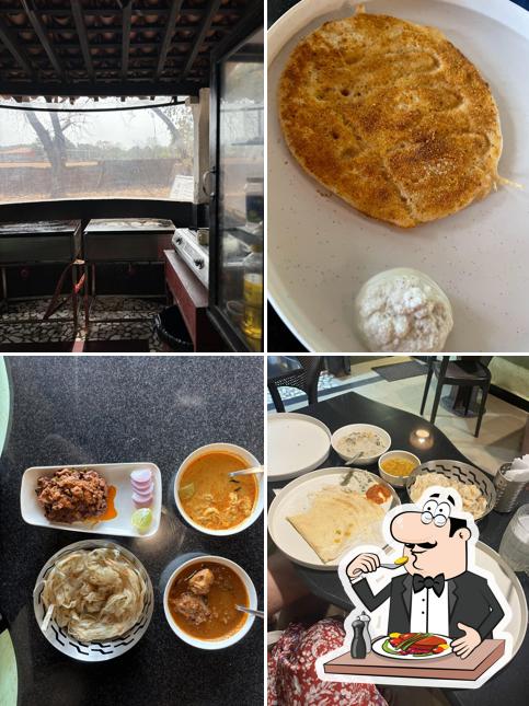 Food at Dosa parotta cafe by Chef Aswathy