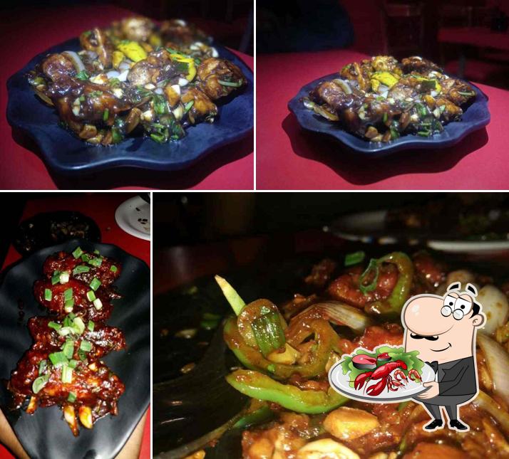 Order seafood at Shaolin Express