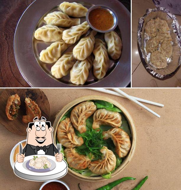 Dumplings at The Fresh Panda Momos