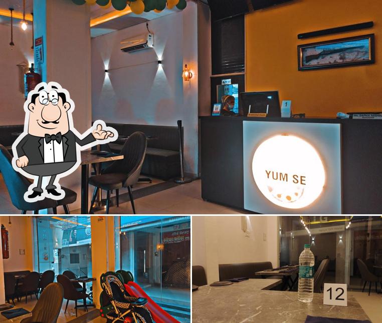 Take a seat at one of the tables at Yum Se