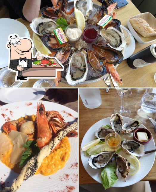 La Marine propose unévantail derepas à base de fruits de mer