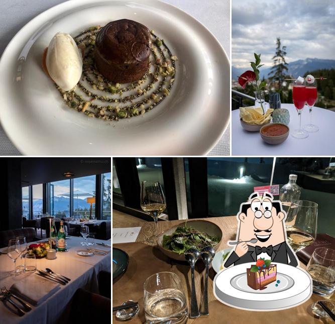 Torta al cioccolato al Crans Ambassador, an SLH Hotel