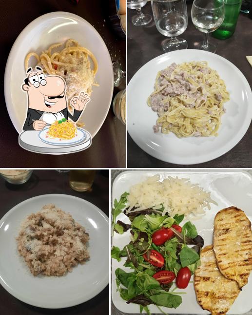 Spaghetti alla carbonara al Bar Trattoria Al Canton