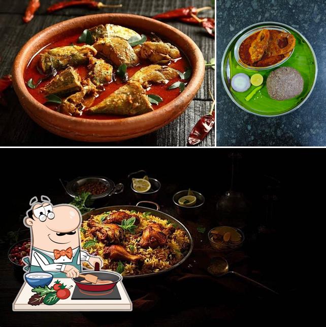 Chicken curry at RAYALASEEMA MILITARY HOTEL