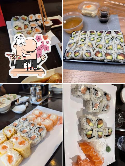 Prenez de nombreuses options de sushi