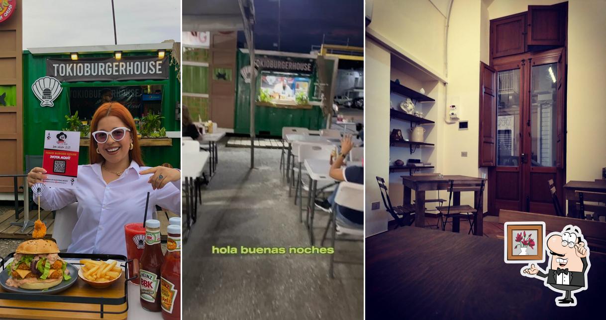 Gli interni di Agosto burger house