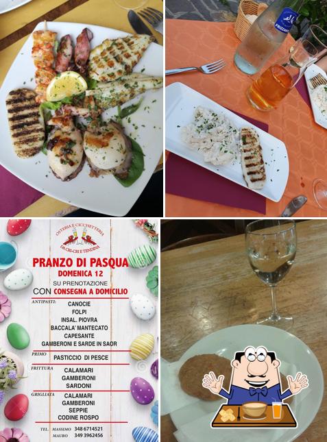 Platti al Ristorante Da Cri Cri e Tendina
