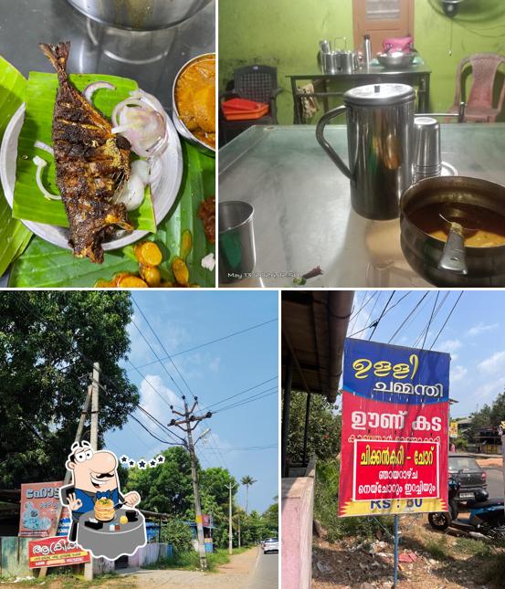 This is the photo showing food and exterior at Hotel Ulli Chamanthi